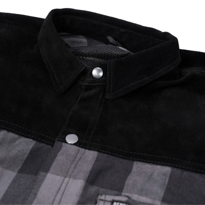 Gray Thread Men’s Flannel Shirt