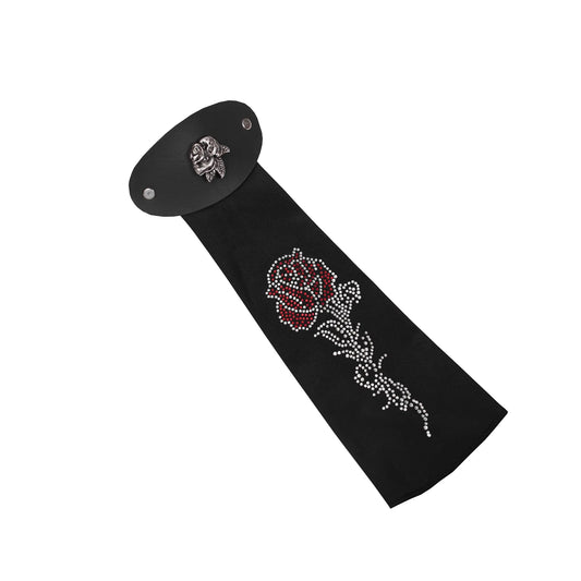 HRT-504 Nayra Women's 10-Inch Red Rose Hair Tube