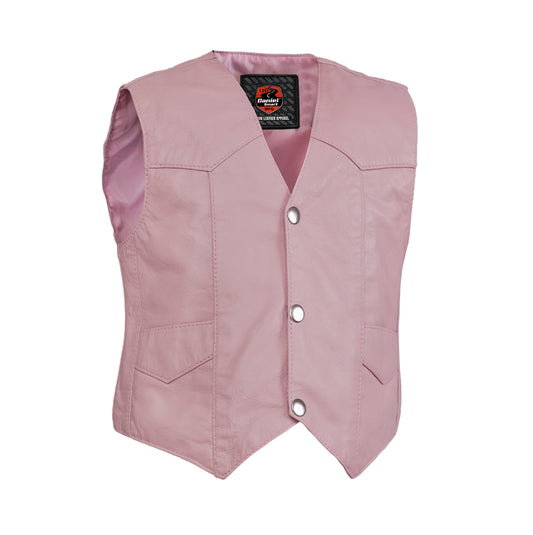 Hazel - Kid’s Leather Vest