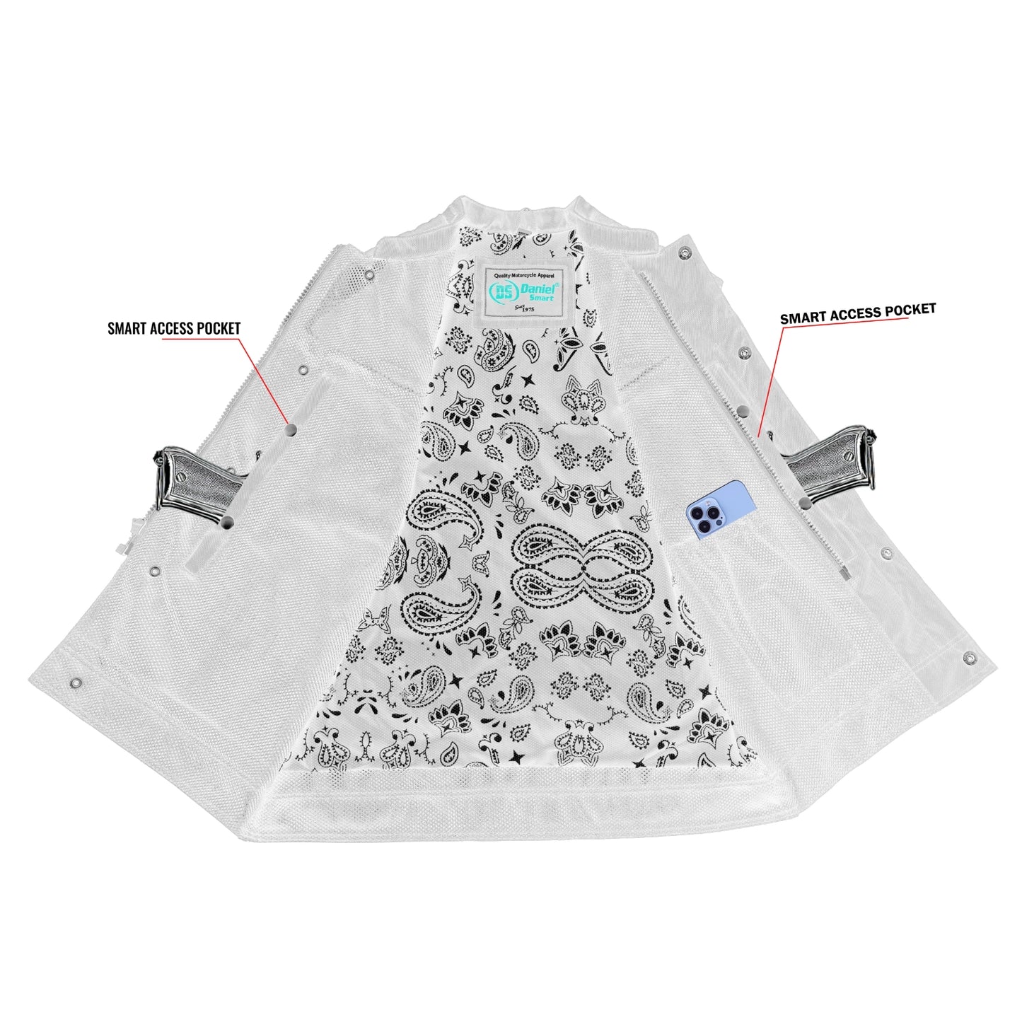 Hell Hound – Men’s Textile Motorcycle Vest