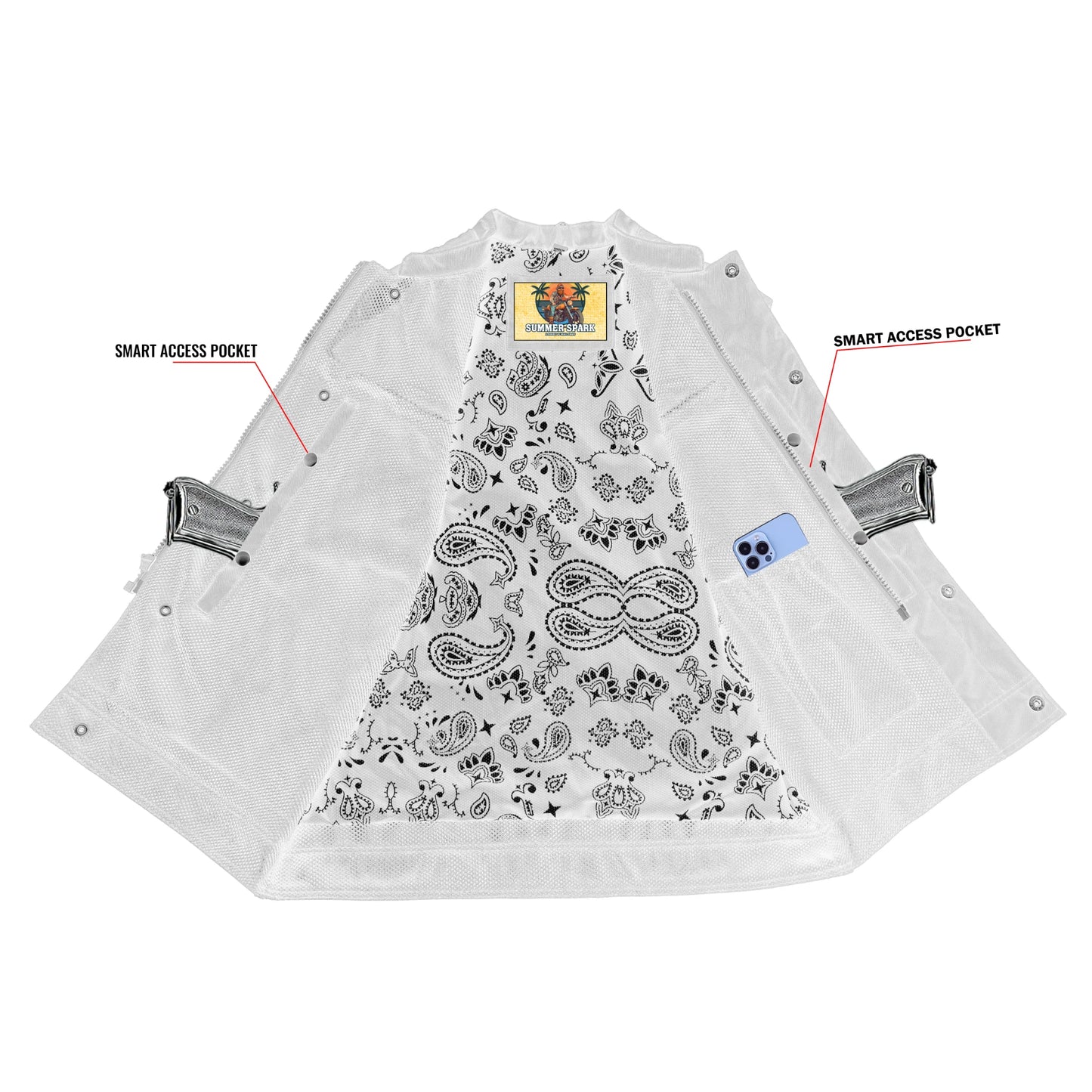Hell Hound – Men’s Textile Motorcycle Vest