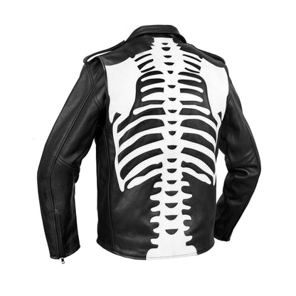 Hellbone - Men’s Leather Motorcycle Jacket