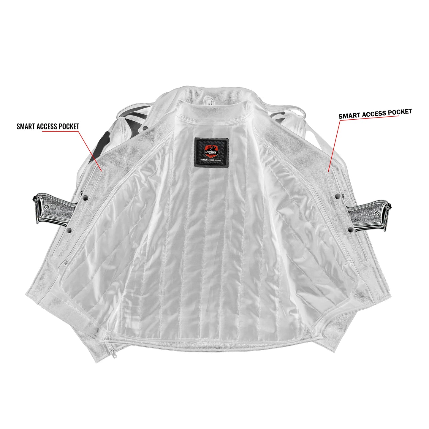 Hellbone - Men’s Leather Motorcycle Jacket