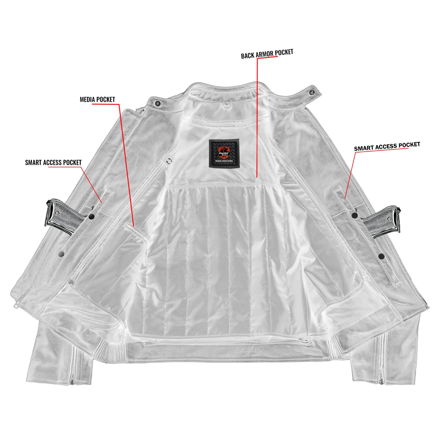 HellWay – Men’s Leather Motorcycle Jacket