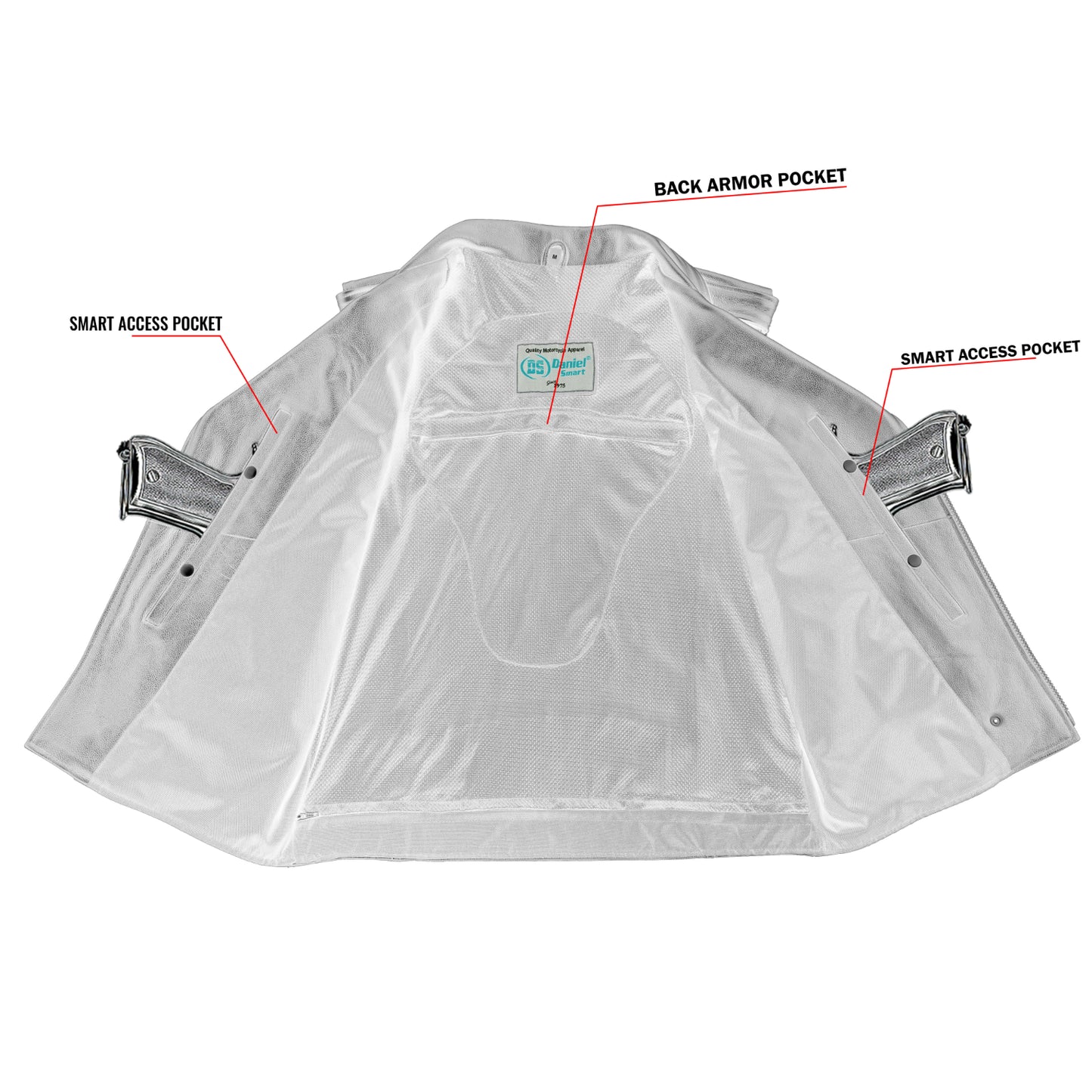 Highway Legend Men’s Motorcycle Leather Vest