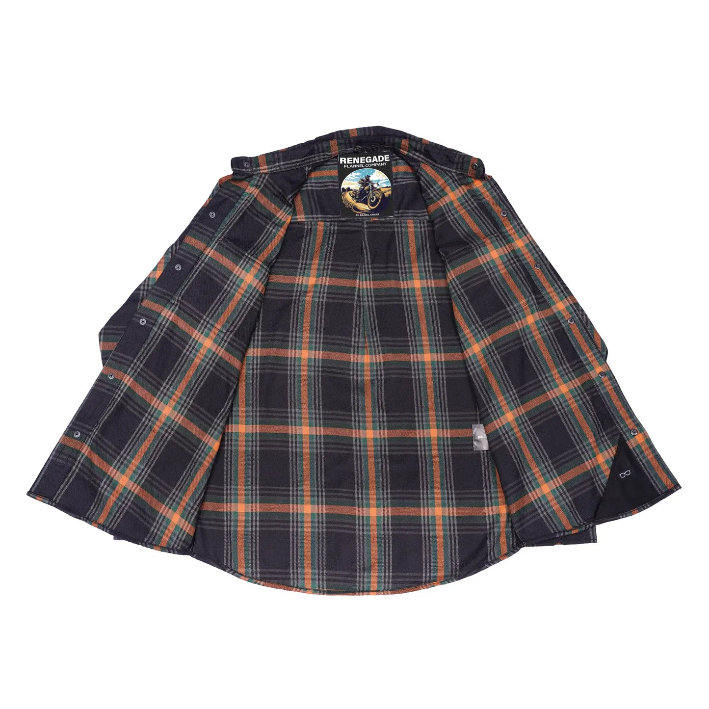 Journey Blue Men’s Blue and Green Flannel Shirt