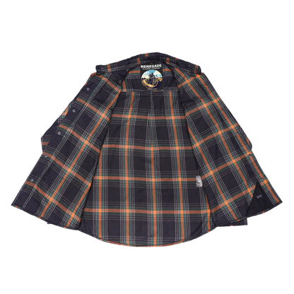 Journey Blue Men’s Blue and Green Flannel Shirt