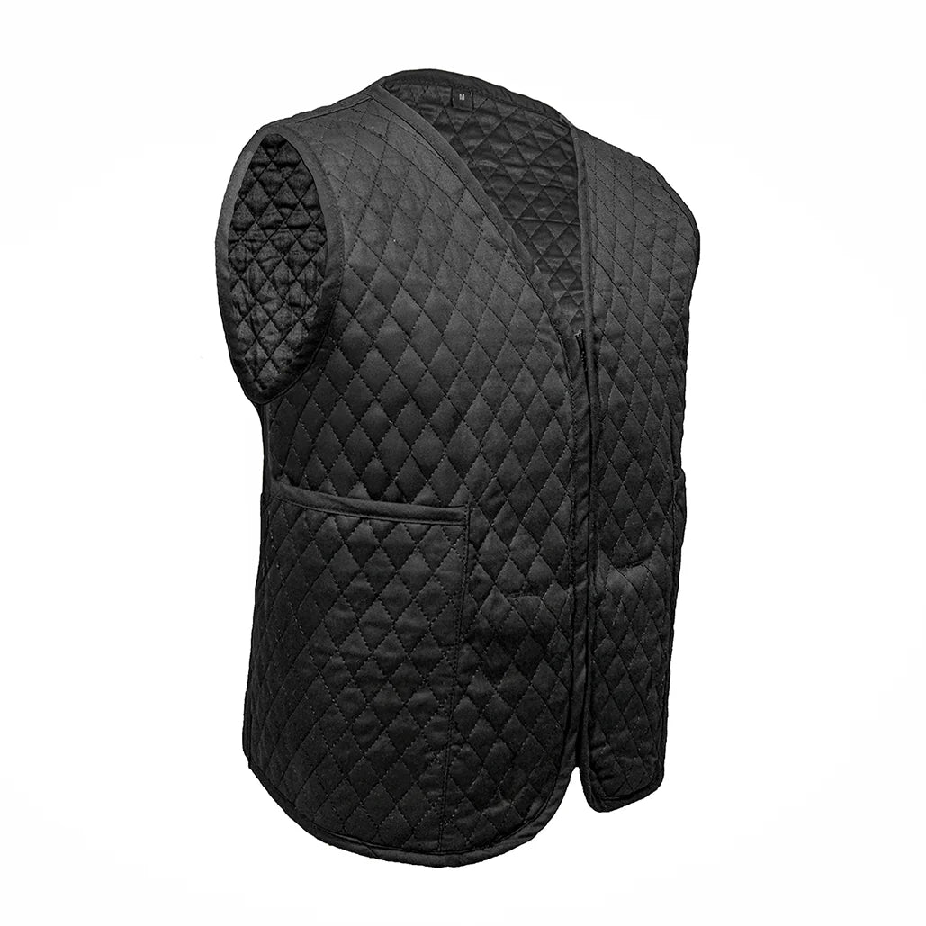 LVAD Women Black Quilted Vest LVAD Gear