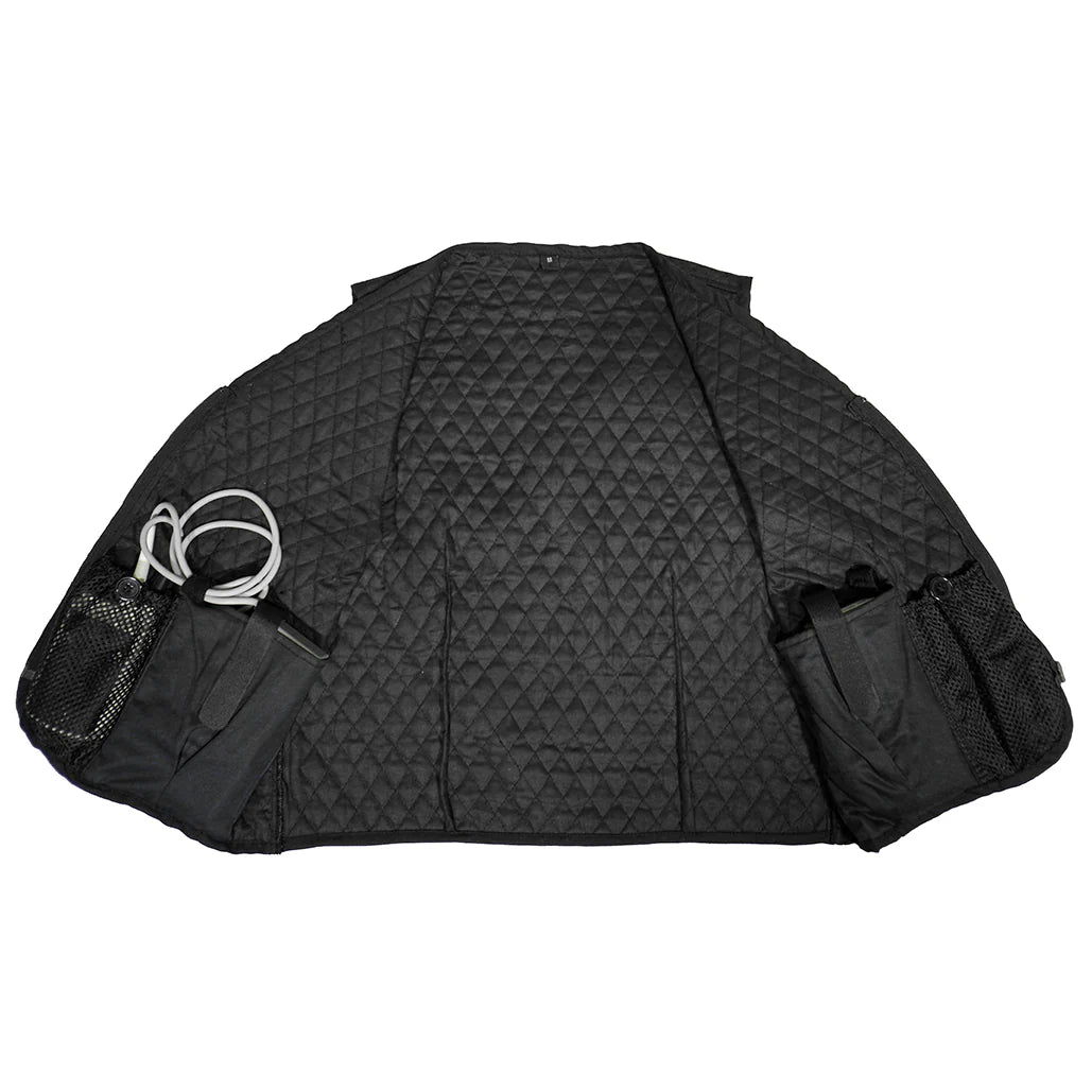 LVAD Women Black Quilted Vest LVAD Gear