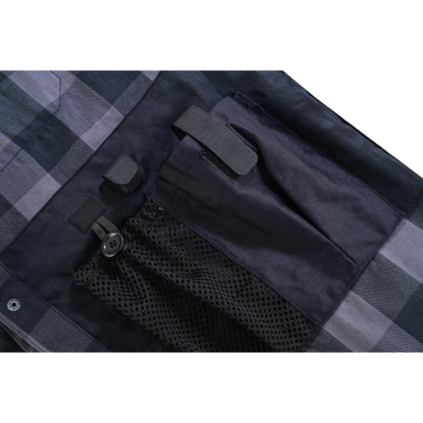 LVAD Men’s Flannel Shirt Gray & Black LVAD Gear