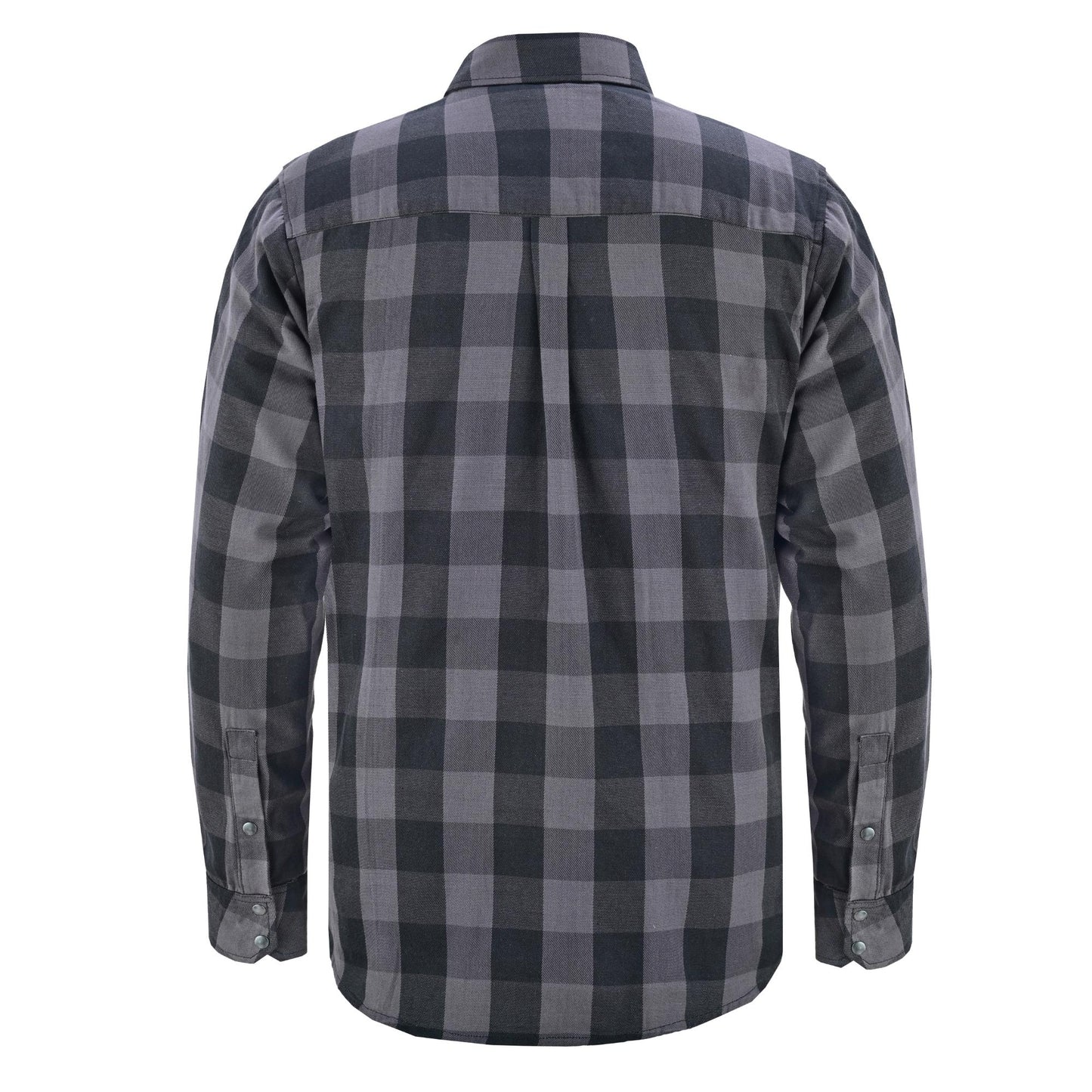 LVAD Men’s Flannel Shirt Gray & Black LVAD Gear