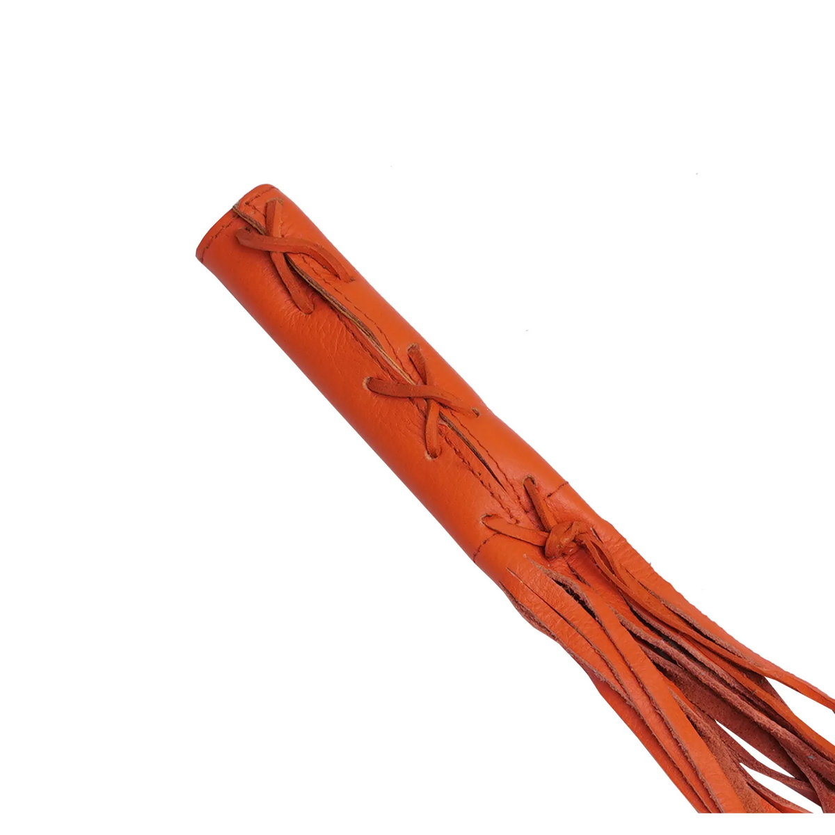 Leather Clutch Lever Cover - Orange