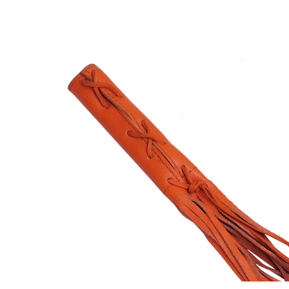 Leather Clutch Lever Cover - Orange