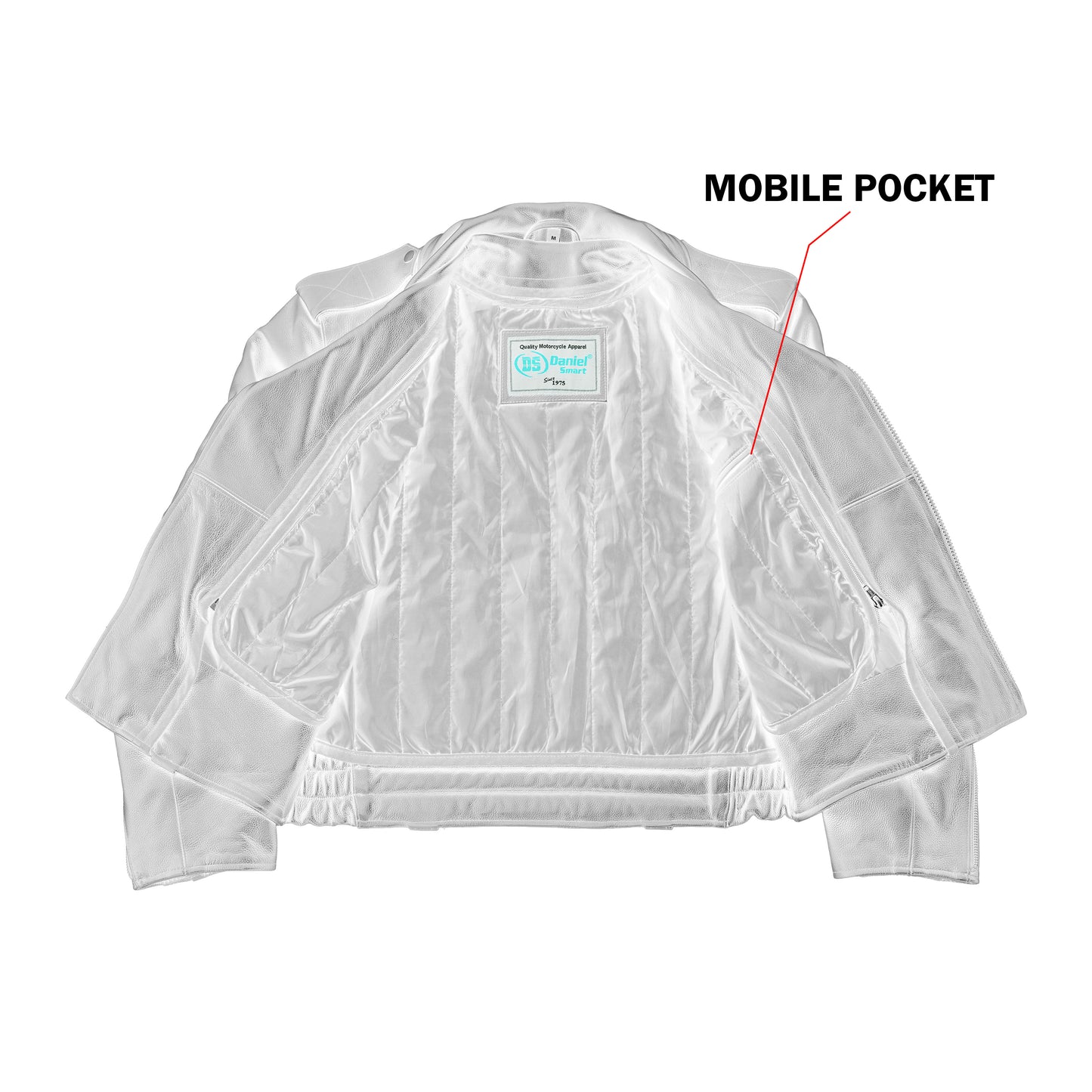 Law Line – Men’s Leather Motorcycle Jacket