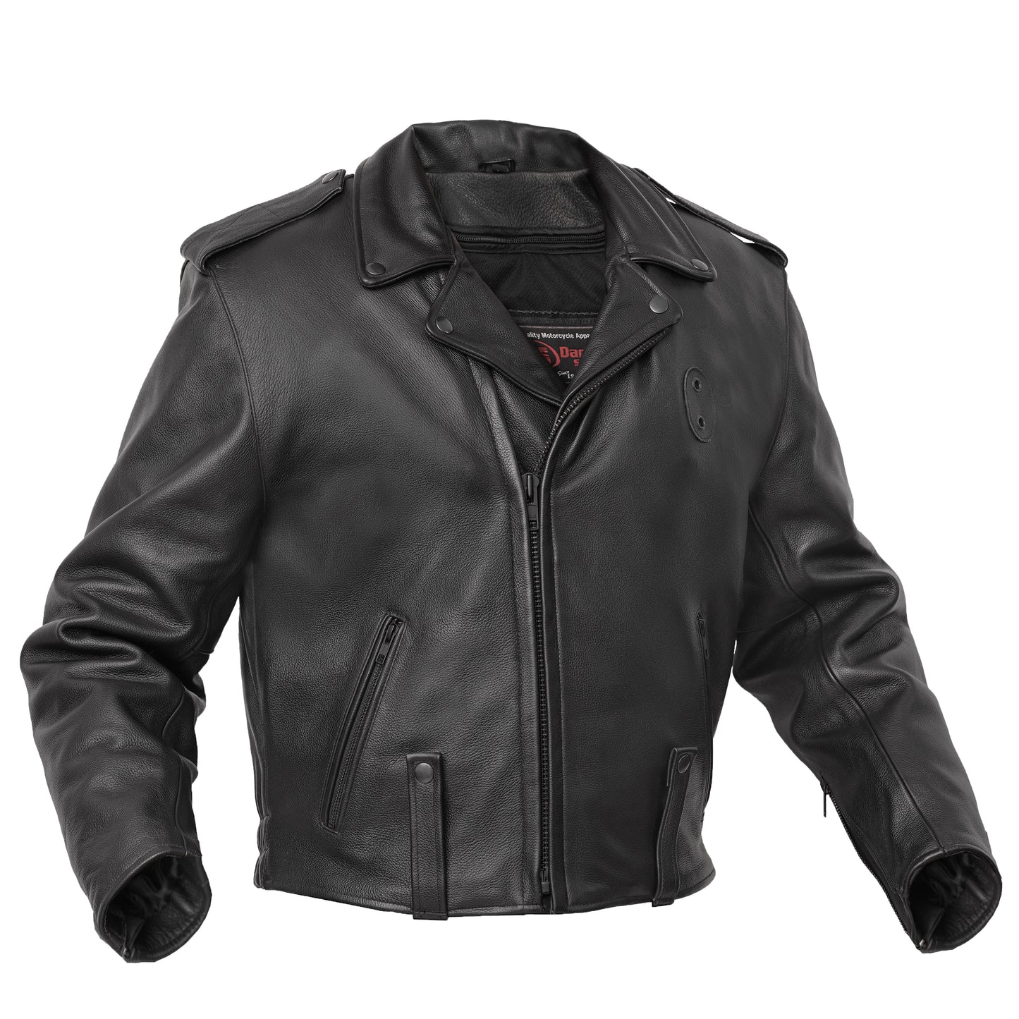 Law Line – Men’s Leather Motorcycle Jacket