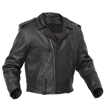 Law Line – Men’s Leather Motorcycle Jacket