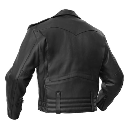 Law Line – Men’s Leather Motorcycle Jacket