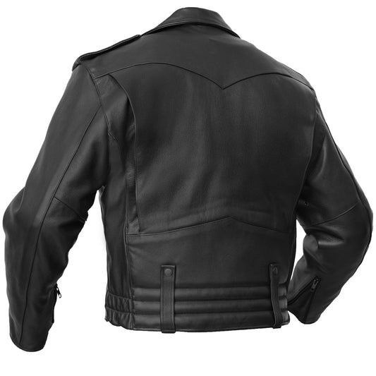 Law Line – Men’s Leather Motorcycle Jacket