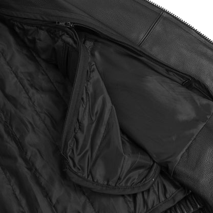 Law Line – Men’s Leather Motorcycle Jacket