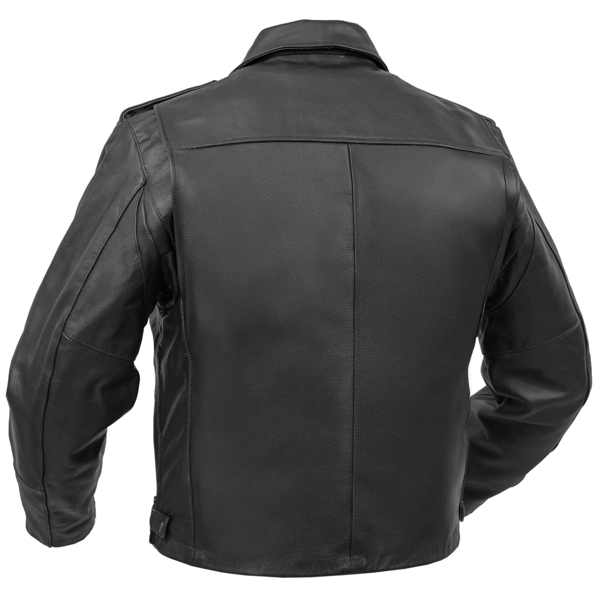 Line Hard – Men’s Leather Motorcycle Jacket