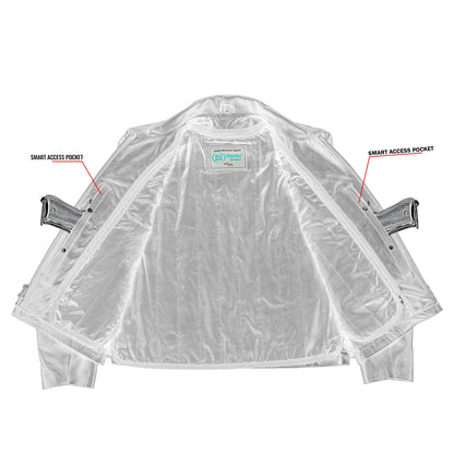 Line Hard – Men’s Leather Motorcycle Jacket