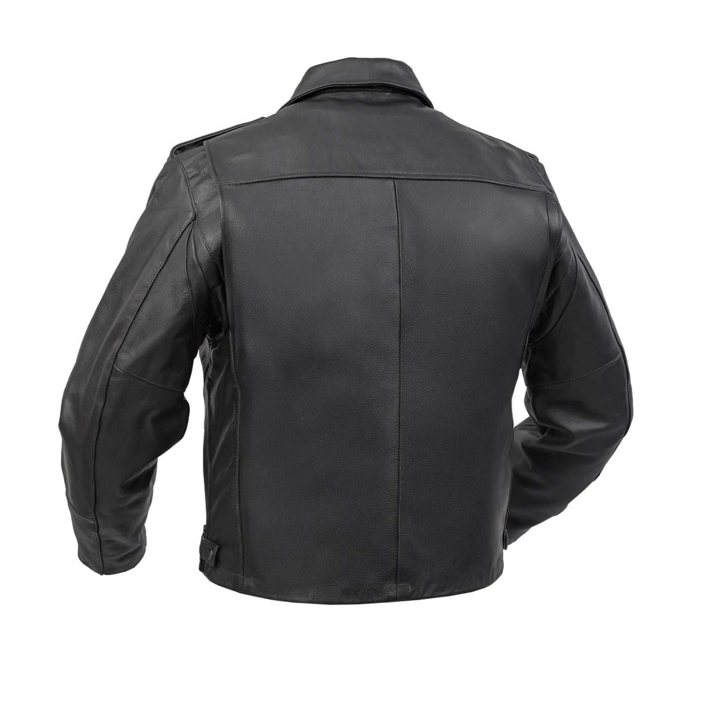 Line Hard – Men’s Leather Motorcycle Jacket