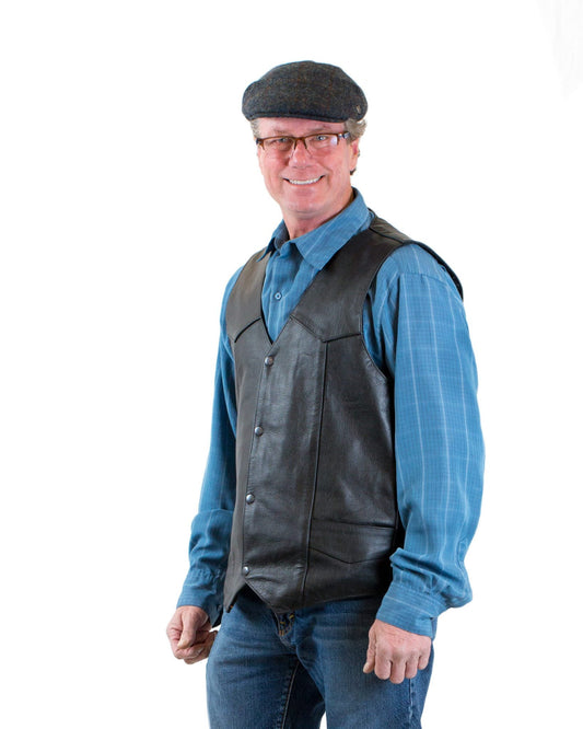 Men's Leather LVAD Vest LVAD Gear