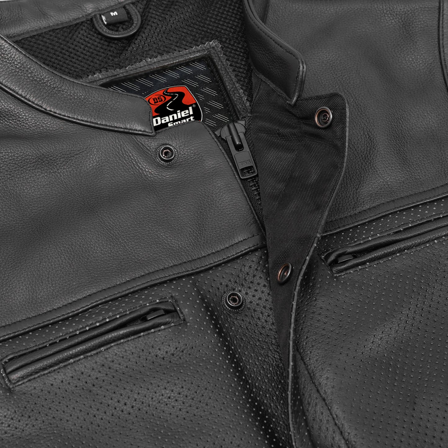 Mile Maker – Lowcut Men’s Leather Motorcycle Vest