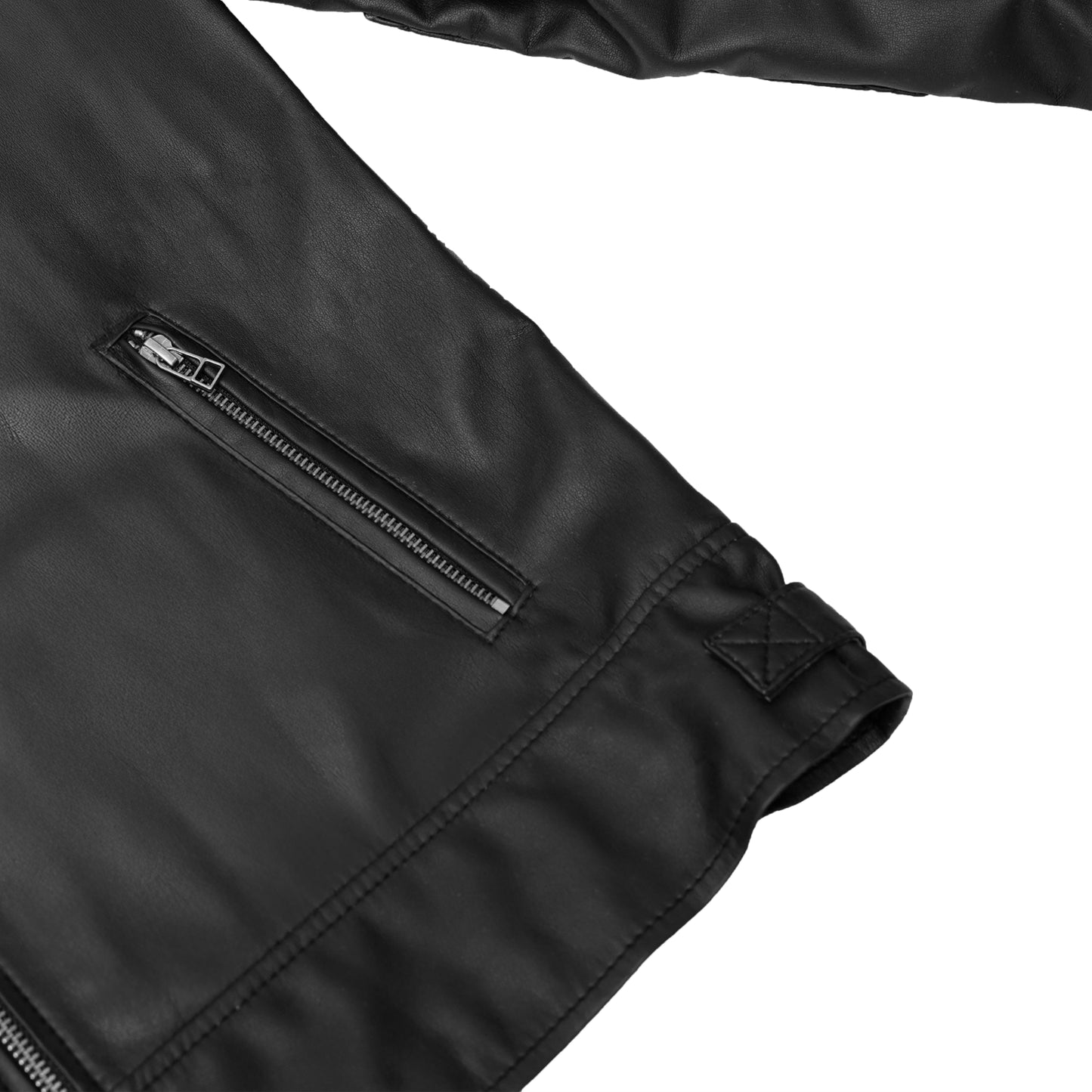 Morvex – Men’s Faux Leather Motorcycle Jacket