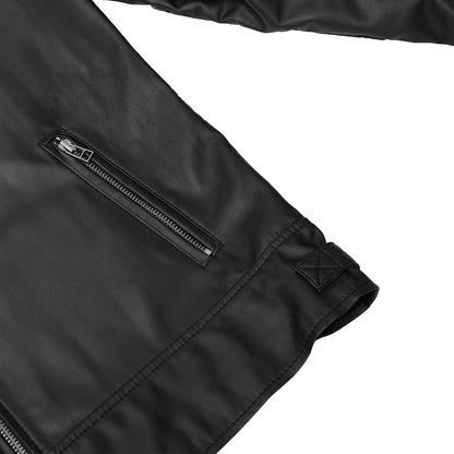 Morvex – Men’s Faux Leather Motorcycle Jacket