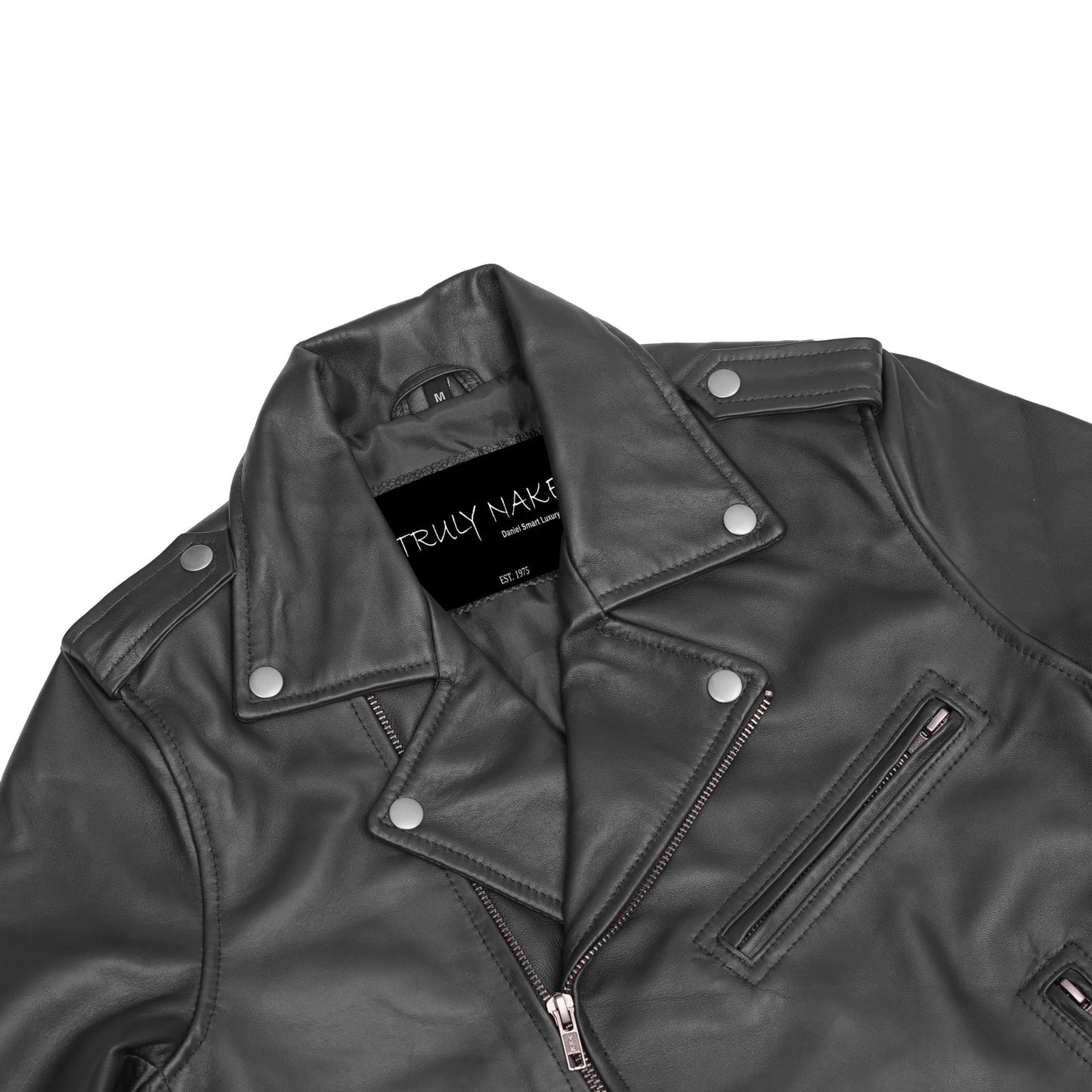 Night Shine Women's Black Fashion Leather Jacket