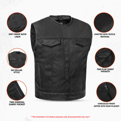 Night Turn - Men’s Motorcycle Textile Vest