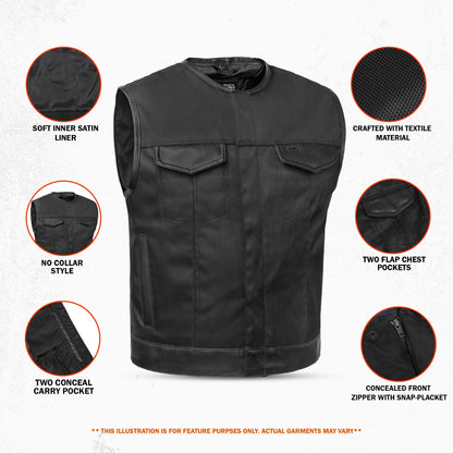 Night Turn - Men’s Motorcycle Textile Vest