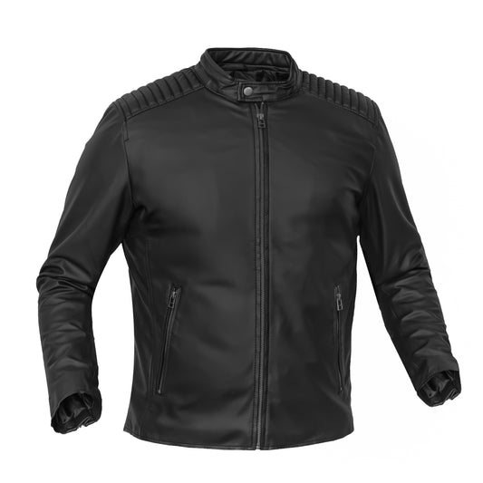 Nyrox – Men’s Faux Leather Motorcycle Jacket