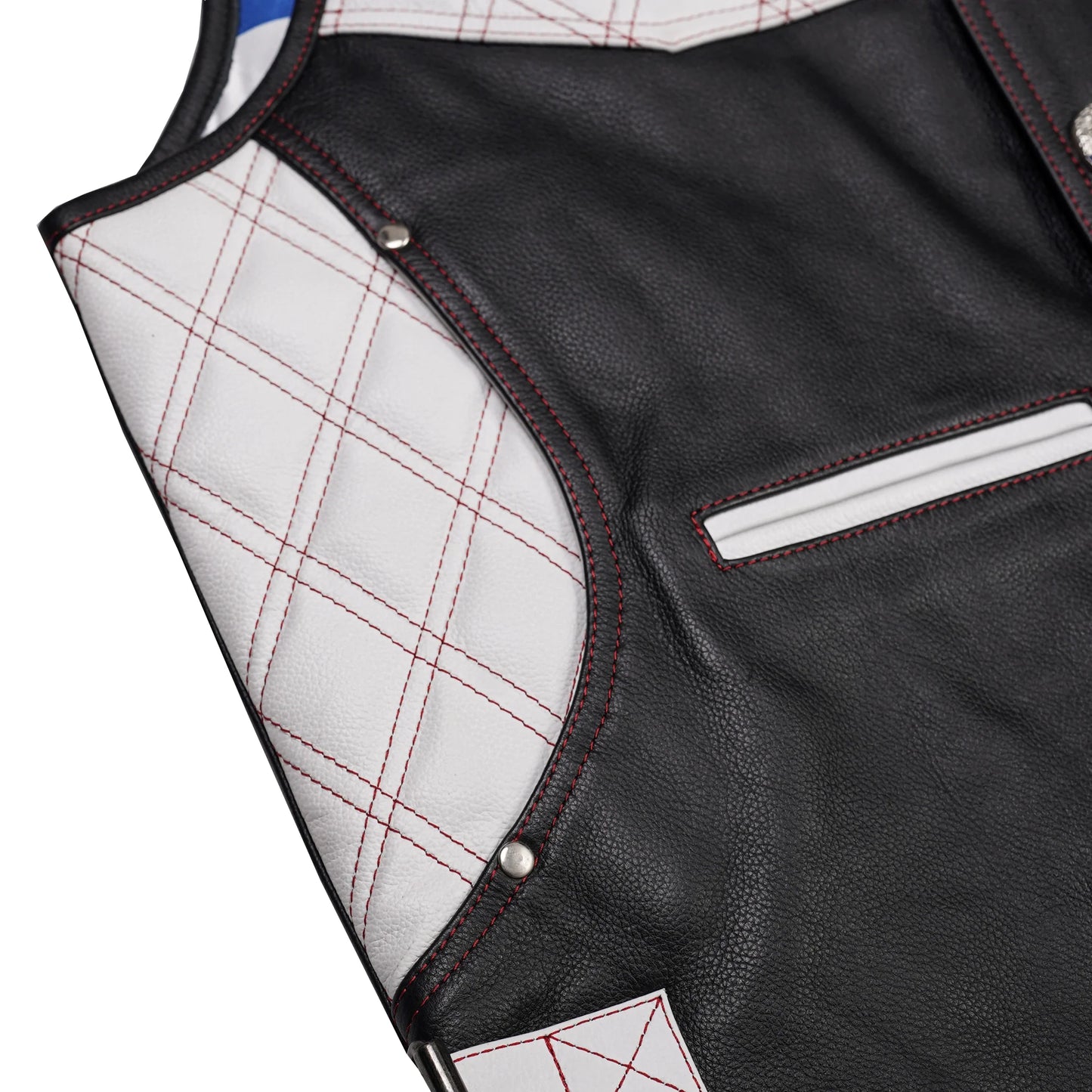 Patriot's Path - Men’s Motorcycle Leather Vest