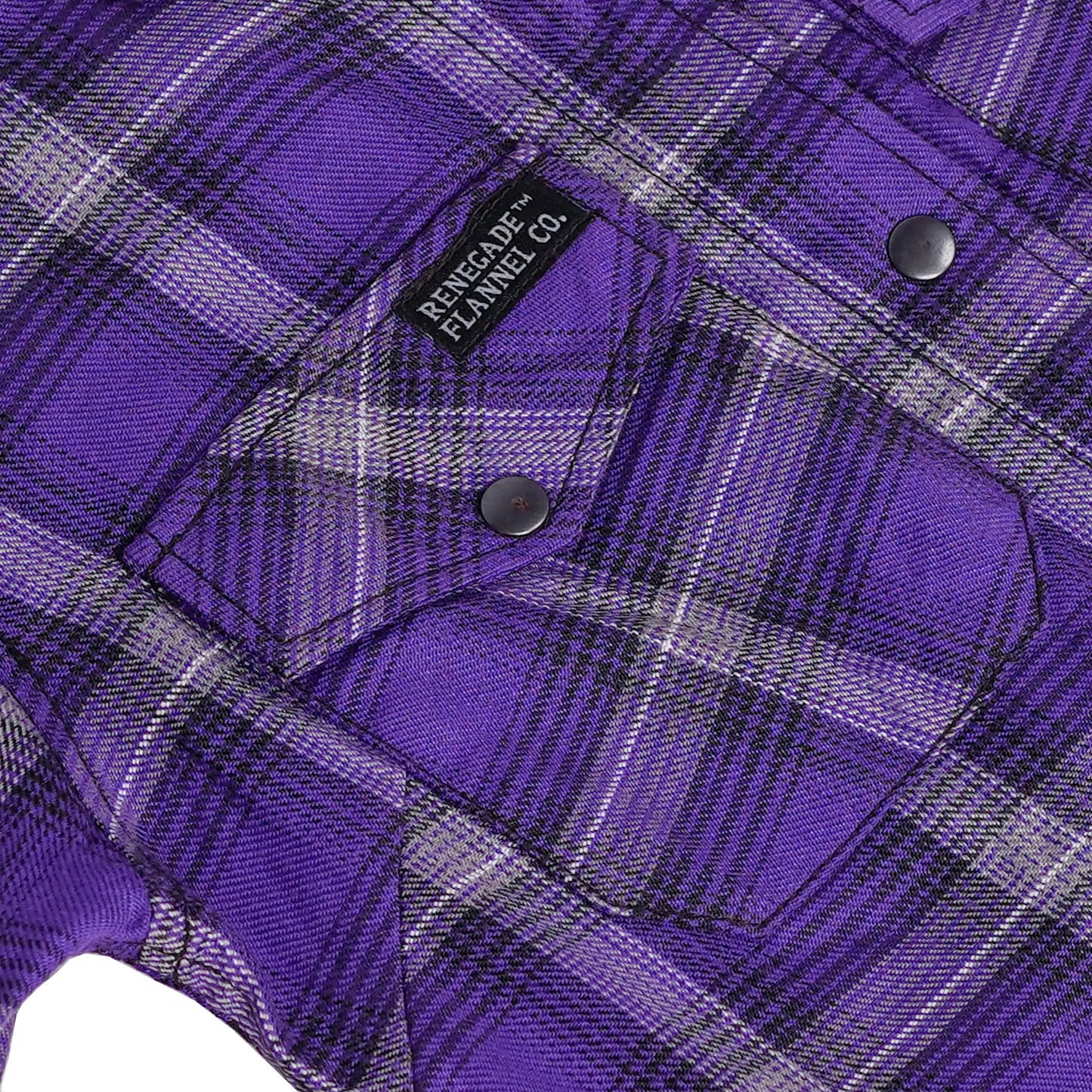 Purple Haze Men’s Purple and Gray Flannel Shirt