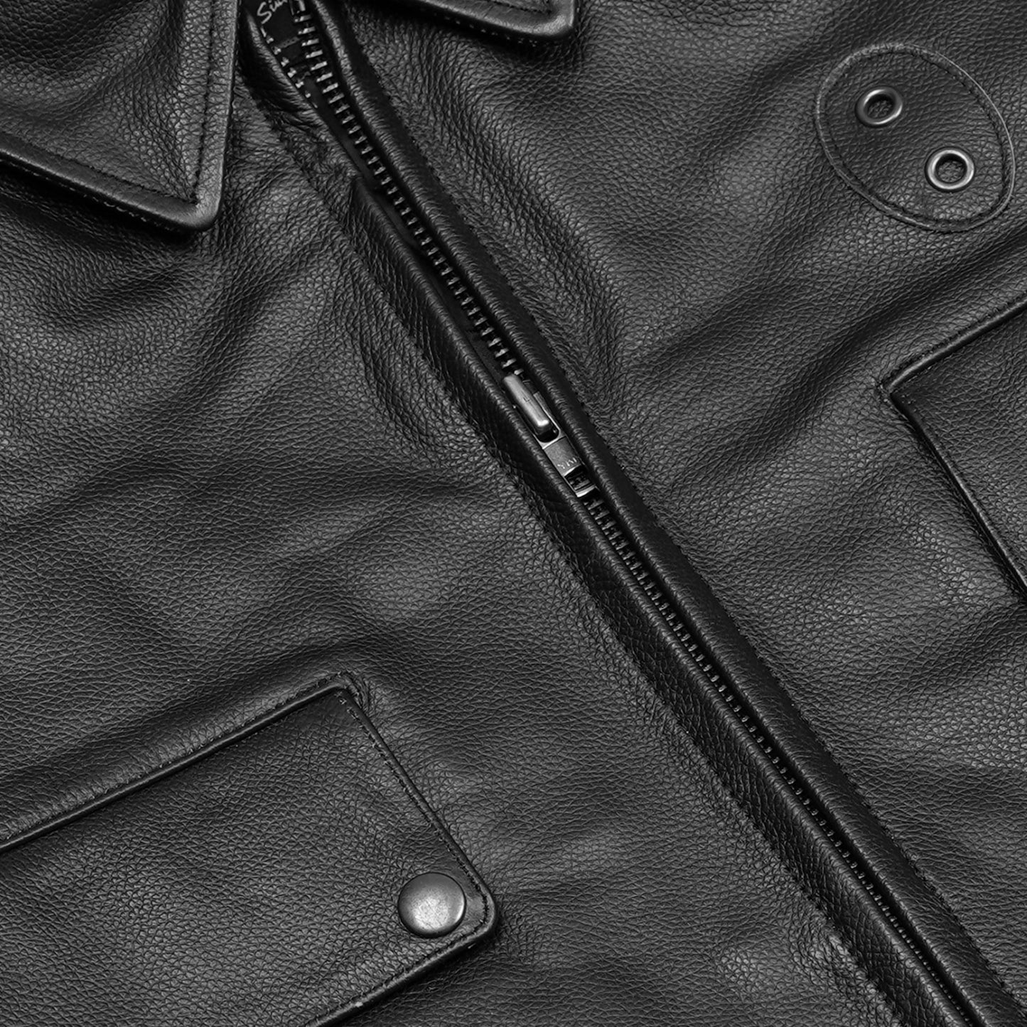 Raw Cope – Men’s Leather Motorcycle Jacket