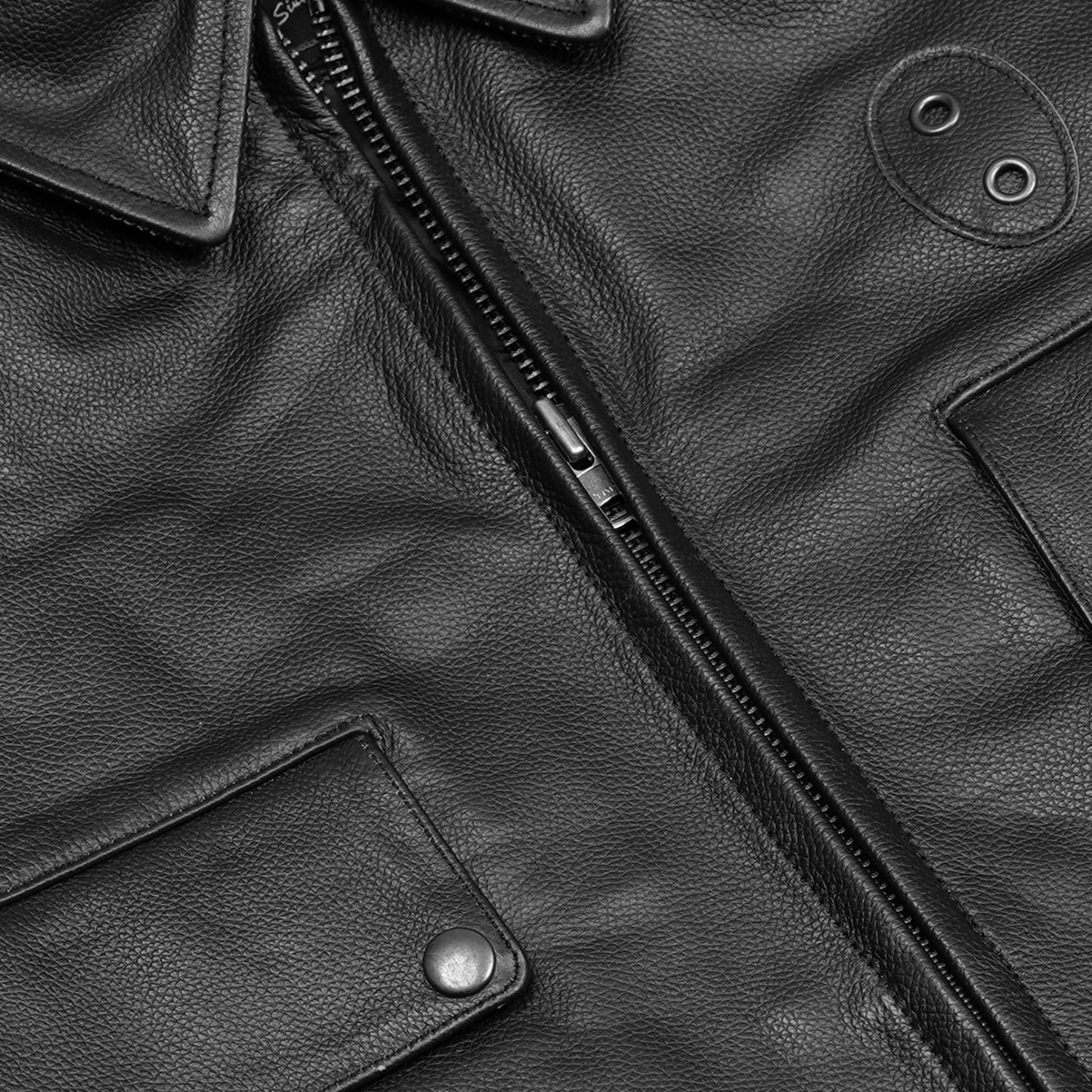 Raw Cope – Men’s Leather Motorcycle Jacket
