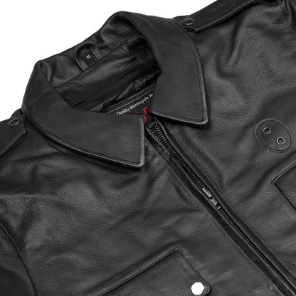 Raw Cope – Men’s Leather Motorcycle Jacket