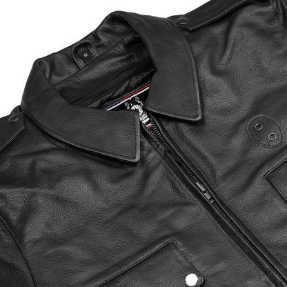 Raw Cope – Men’s Leather Motorcycle Jacket