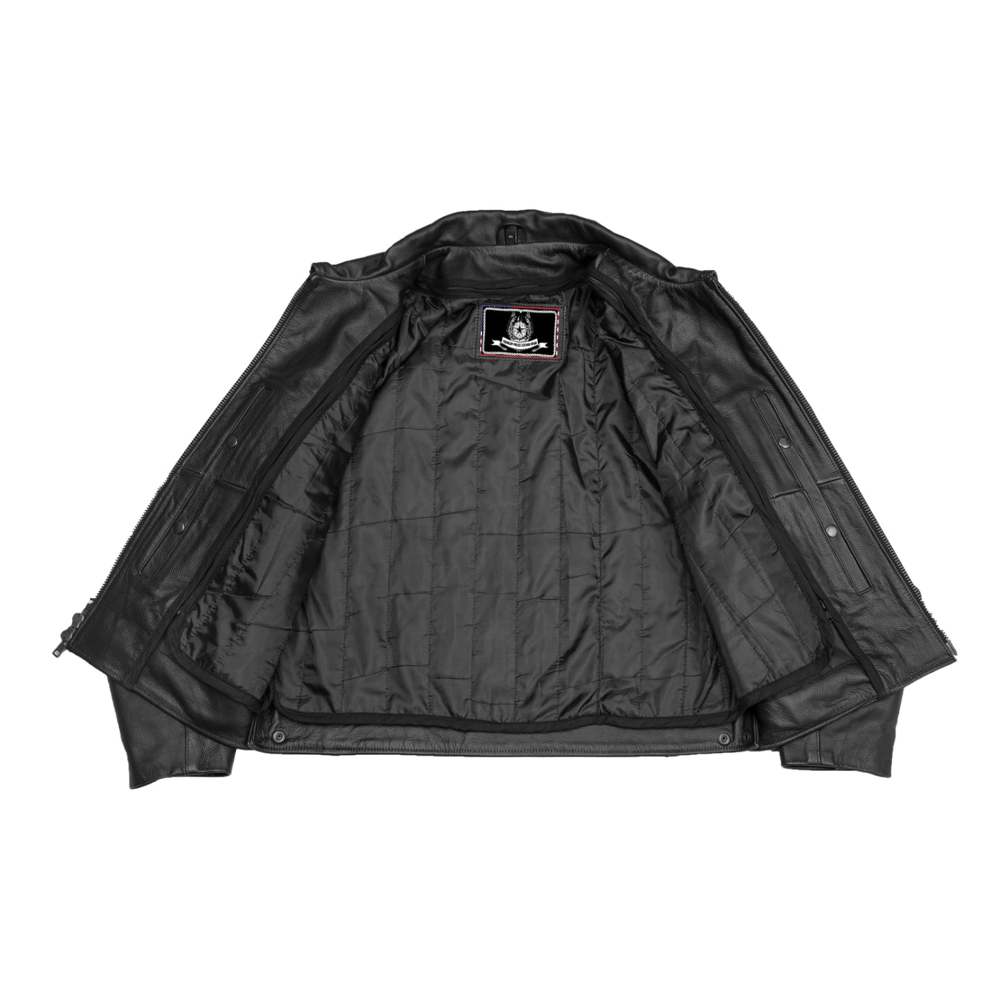 Raw Cope – Men’s Leather Motorcycle Jacket