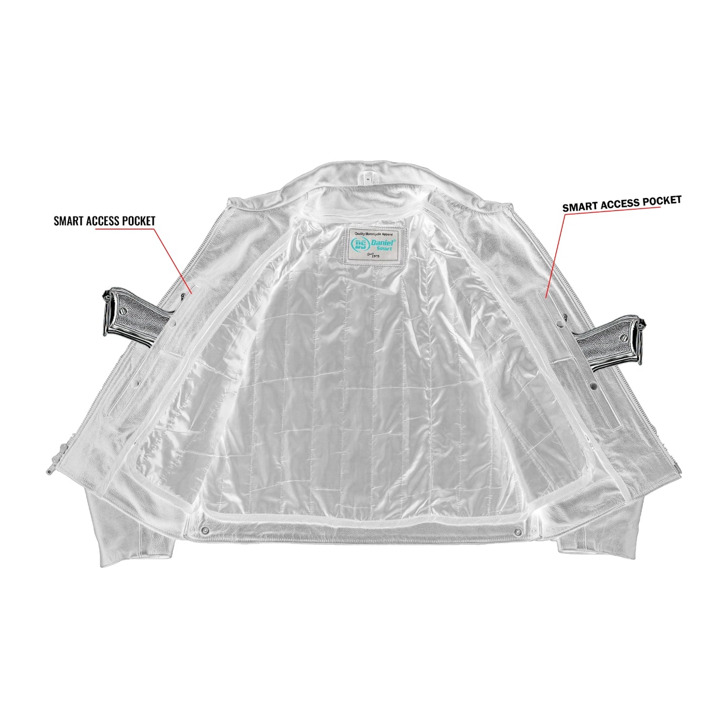 Raw Cope – Men’s Leather Motorcycle Jacket