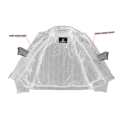 Raw Cope – Men’s Leather Motorcycle Jacket