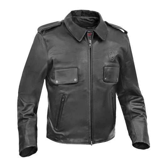 Raw Cope – Men’s Leather Motorcycle Jacket