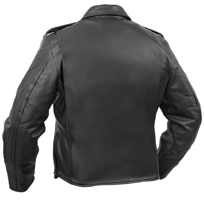 Raw Cope – Men’s Leather Motorcycle Jacket