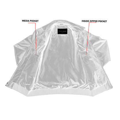 Ravven – Men’s Faux Leather Motorcycle Jacket