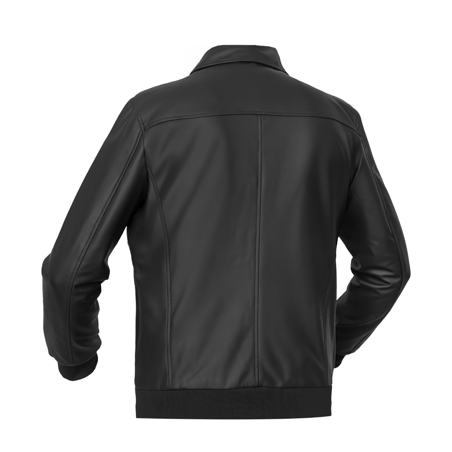 Ravven – Men’s Faux Leather Motorcycle Jacket