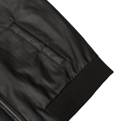 Ravven – Men’s Faux Leather Motorcycle Jacket