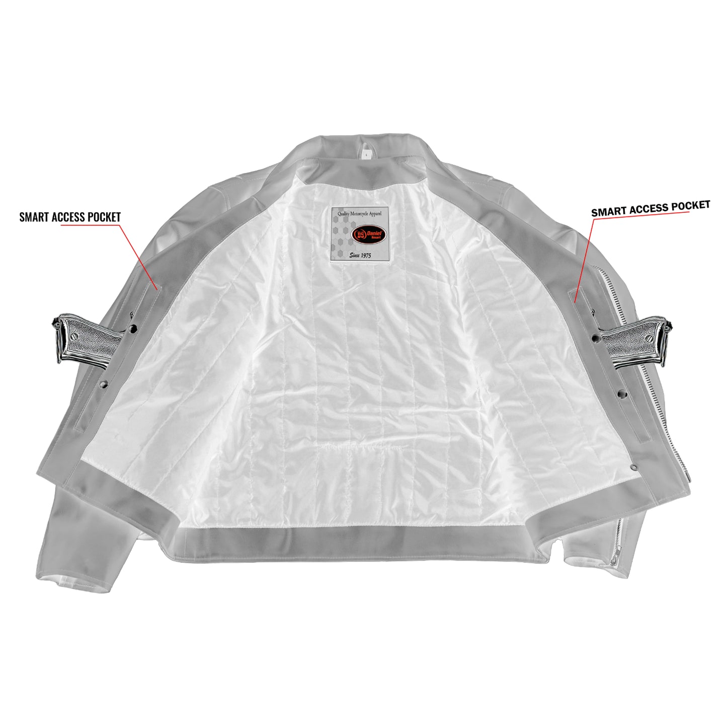 Reaper – Men’s Faux Leather Motorcycle Jacket