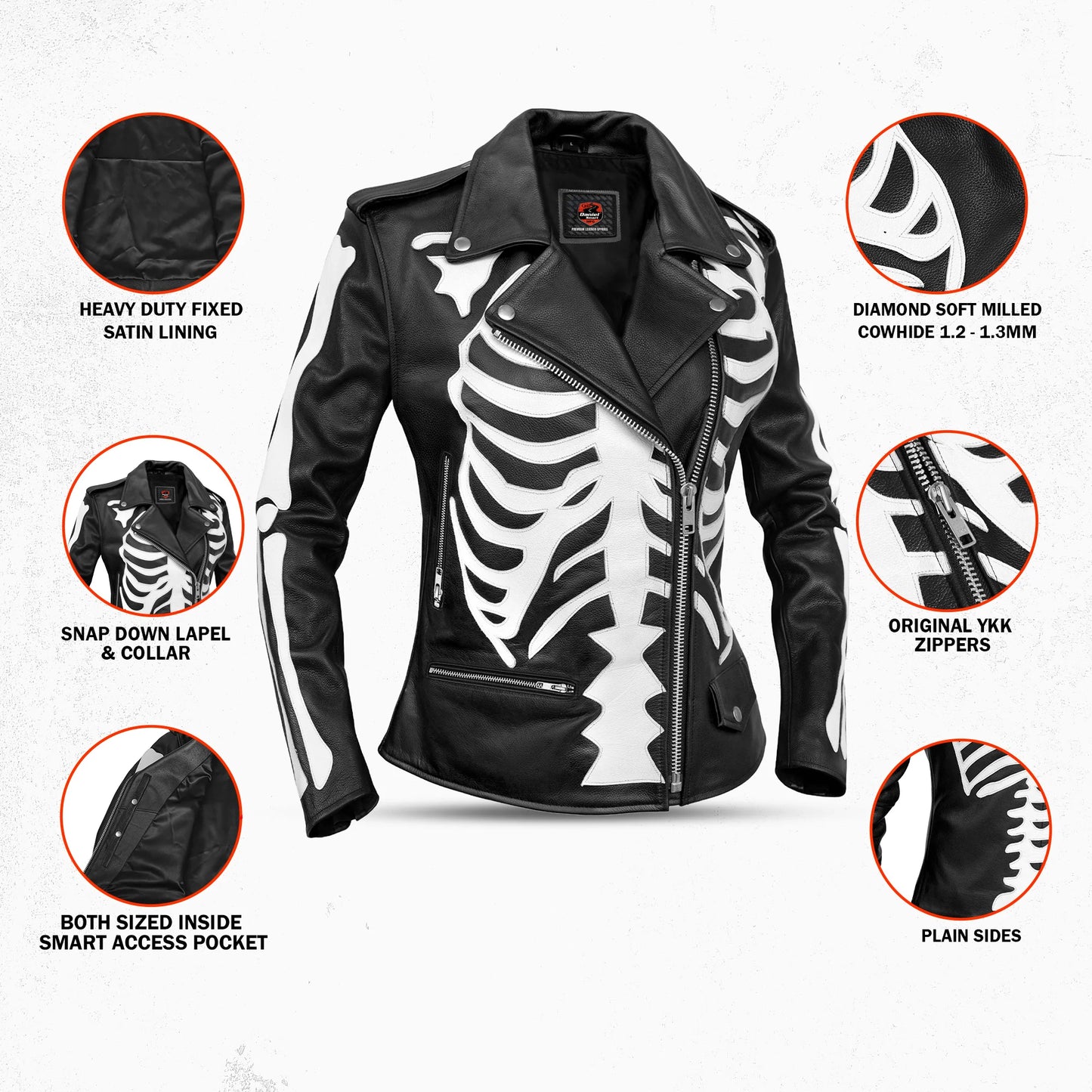 Ribstorm - Women’s Leather Motorcycle Jacket